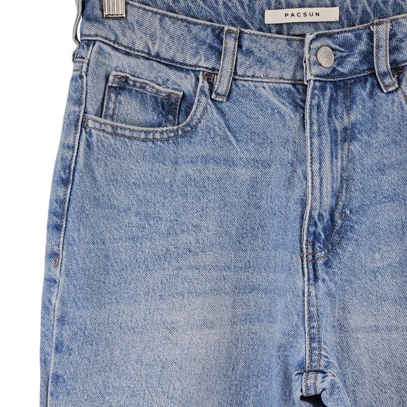 PacSun Mom Jean‎ Blue 100% Cotton Size 25 NWOT - Picture 2 of 10